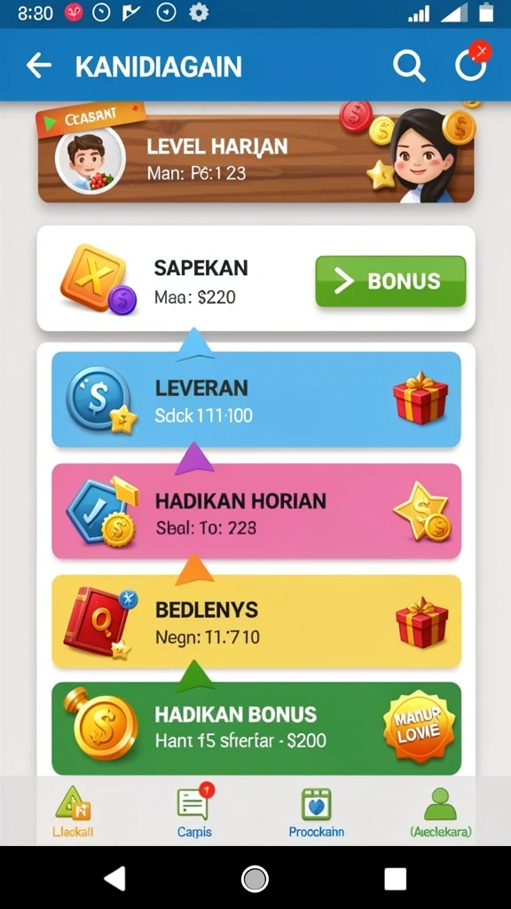 jamin777 - Berbagai karakter unik siap untuk dimainkan.
