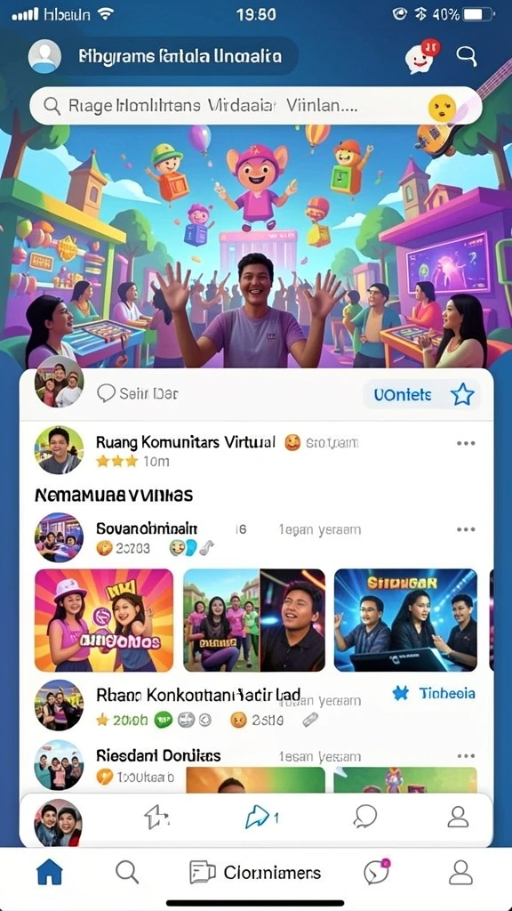 nex777 - Screenshot menunjukkan pemandangan indah dari dunia game.