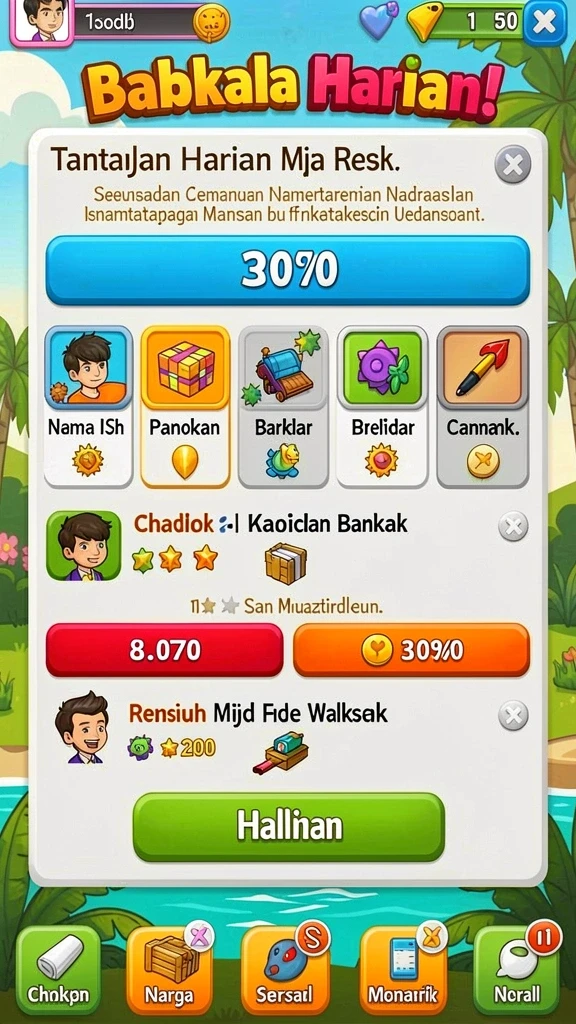 okjkt - Tangkapan layar menampilkan karakter utama yang siap untuk bertempur.
